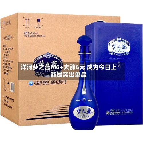 洋河梦之蓝M6+大涨6元 成为今日上涨最突出单品