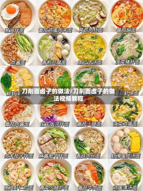 刀削面卤子的做法/刀削面卤子的做法视频教程