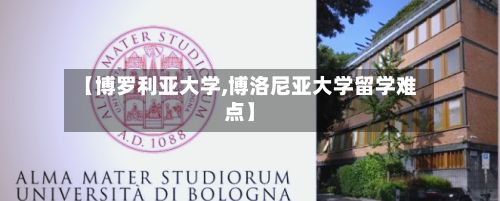 【博罗利亚大学,博洛尼亚大学留学难点】-第2张图片