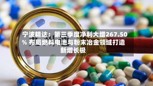 宁波精达：第三季度净利大增267.50% 布局燃料电池与粉末冶金领域打造新增长极