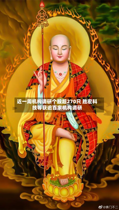 近一周机构调研个股超270只 胜宏科技等获逾百家机构调研