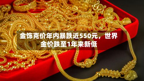 金饰克价年内暴跌近550元，世界金价跌至1年来新低