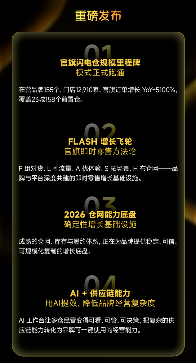 即时零售迈向“商品时代	”，美团官旗闪电仓成品牌新增量？